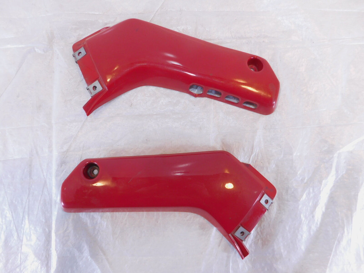 1997-2000 BMW F650 Funduro F650ST Red Front Wheel Left/Right Fork Slider Cover - C3 Cycle