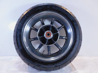 2009 Kawasaki Vulcan 1700 Nomad Voyager VN1700 Silver Rear Wheel Rim & Tire - C3 Cycle