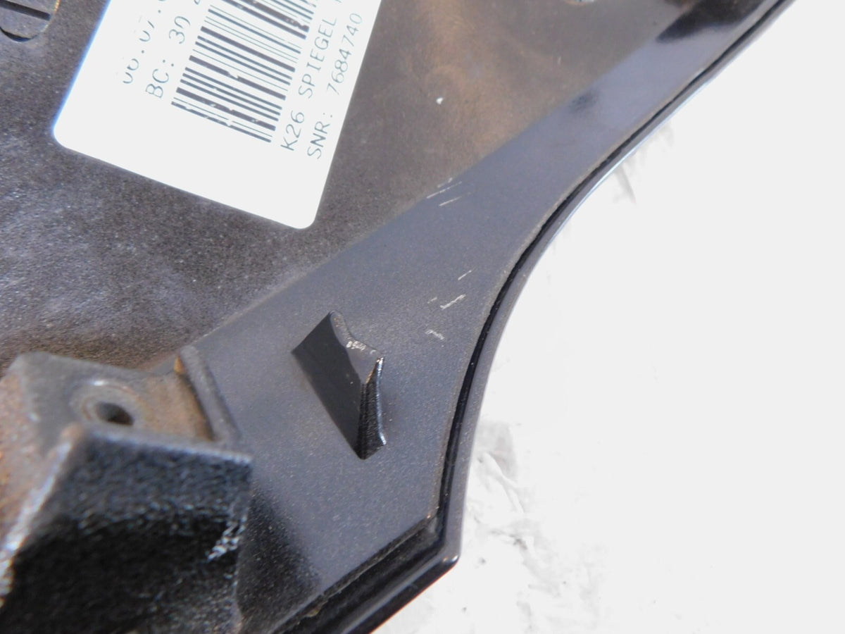 2005-2009 BMW R900RT R1200RT 1200RT Black Nachtschwarz Right Mirror Cover Panel