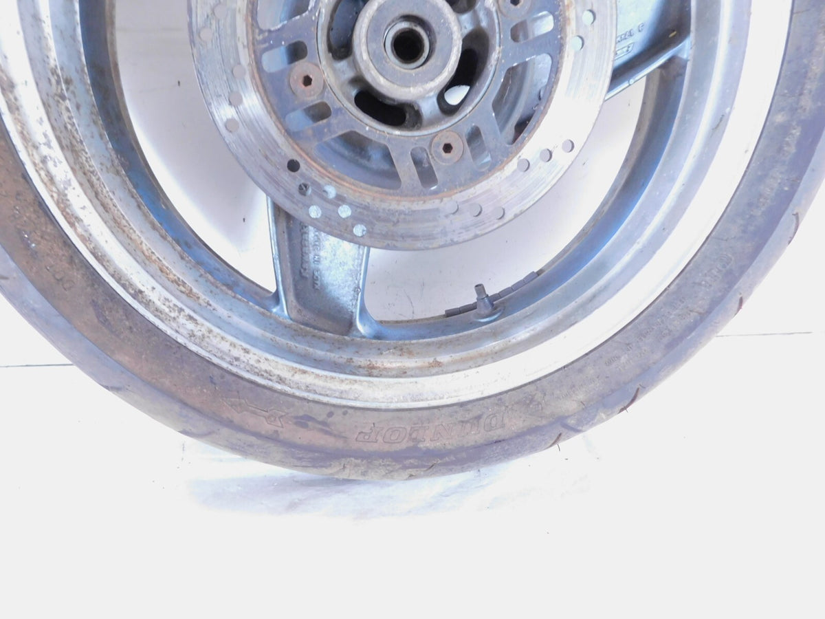 1992-1993 Kawasaki Ninja ZX6 ZX600 ZX600D Rear Wheel Rim Hub & Brake Disc Rotor - C3 Cycle