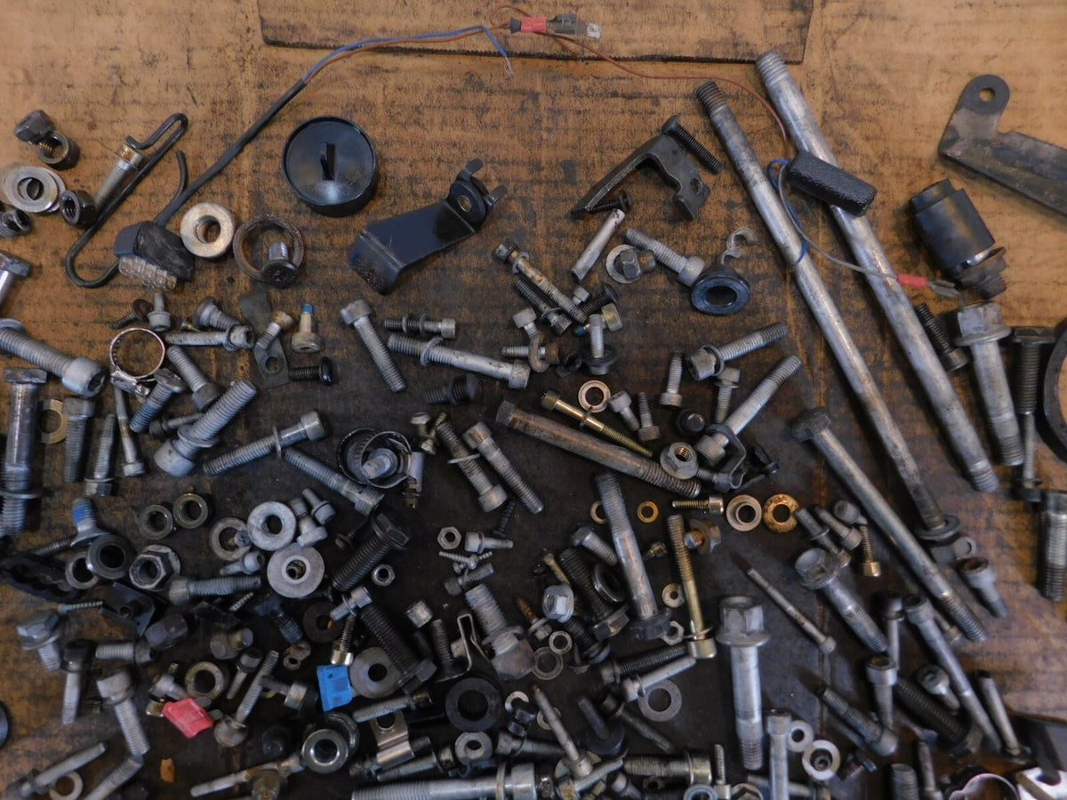 1997 97 BMW R850R R850 R 850 Misc Nuts Bolts Brackets Hardware Parts Box Lot