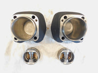 Harley Davidson Twin Cam Touring Dyna & Softail Engine Pistons & Black Cylinders - C3 Cycle