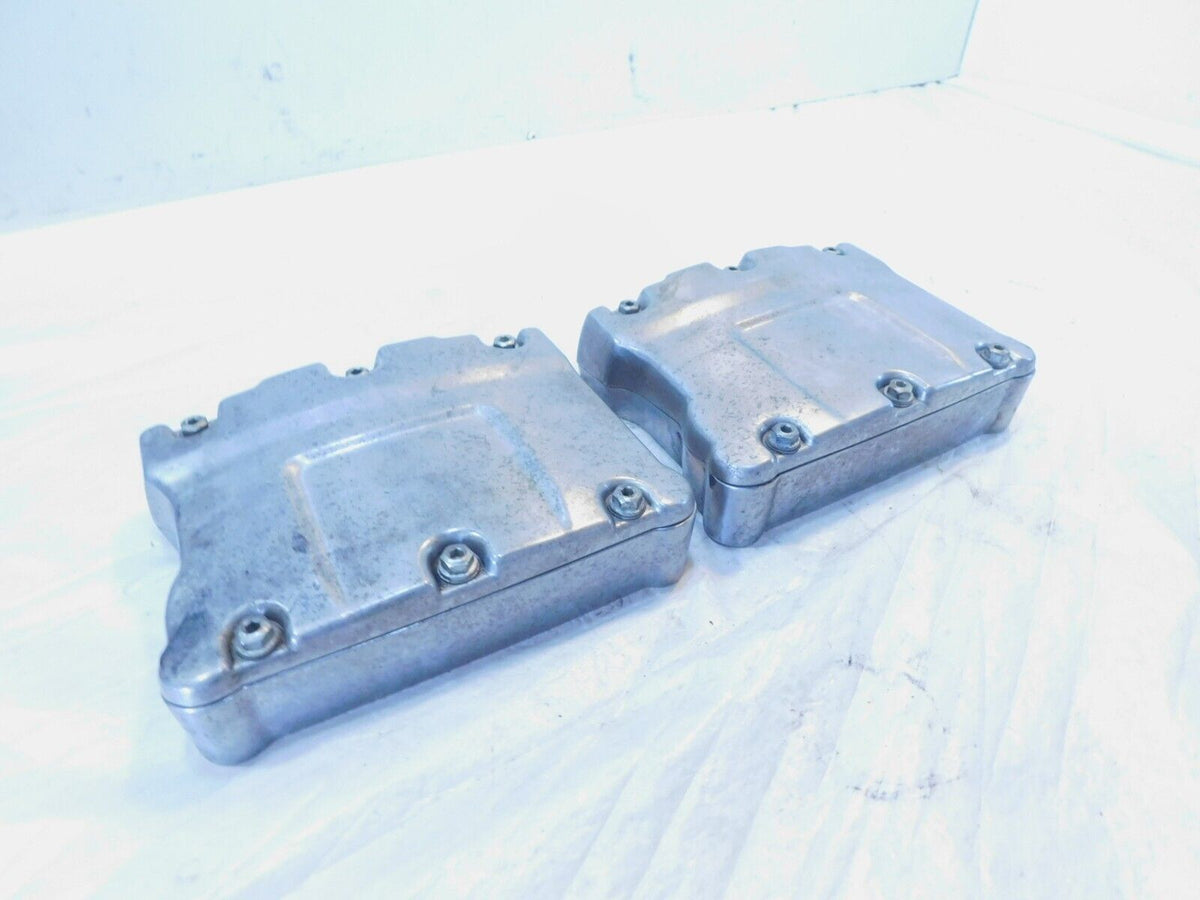 Harley Polished Twin Cam Touring Dyna Softail Cylinder Head Rocker Boxes & Arms - C3 Cycle