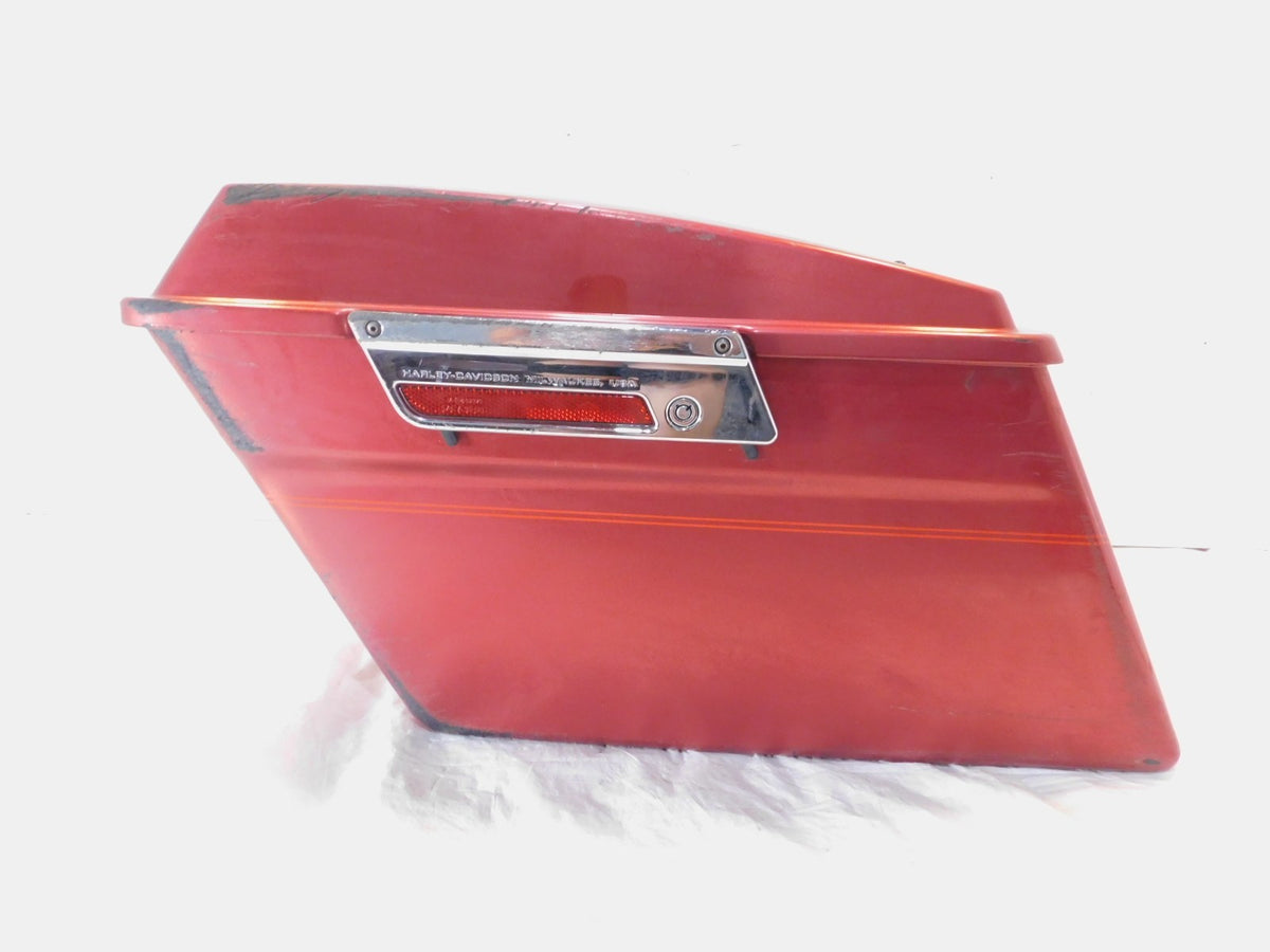 Harley Davidson Road King Street & Electra Glide Red Left Saddlebag - C3 Cycle