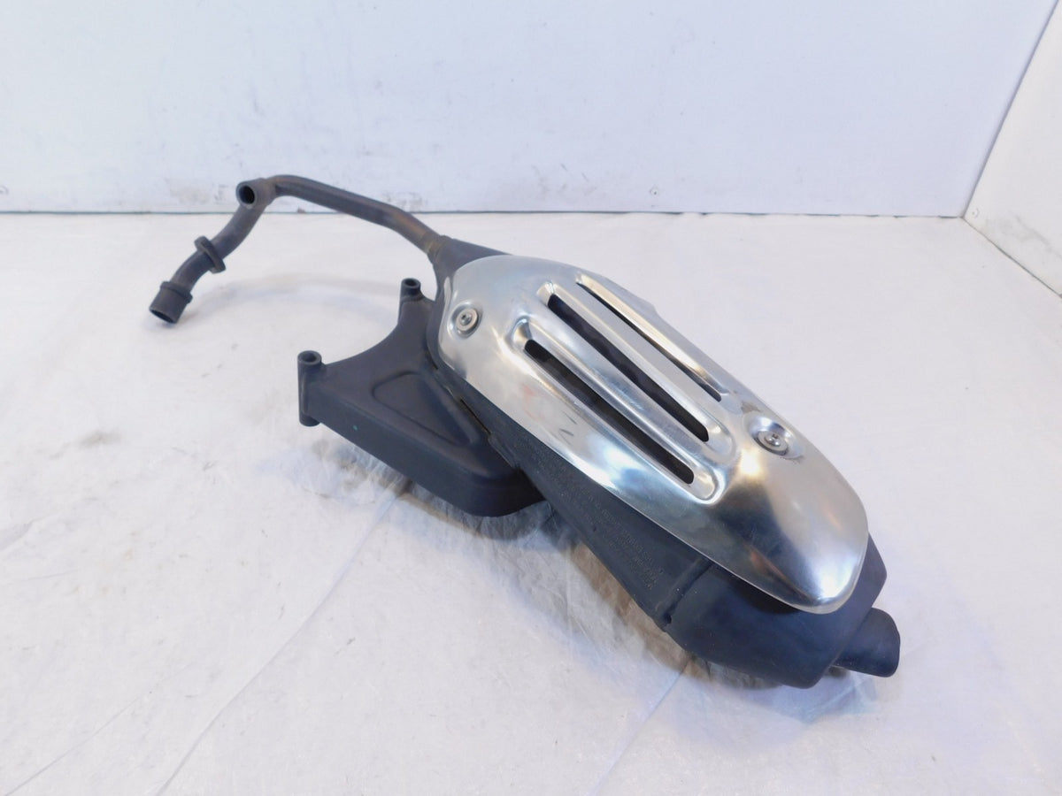 Vespa Primavera & Sprint 50 Black Engine Exhaust Muffler Silencer System - C3 Cycle