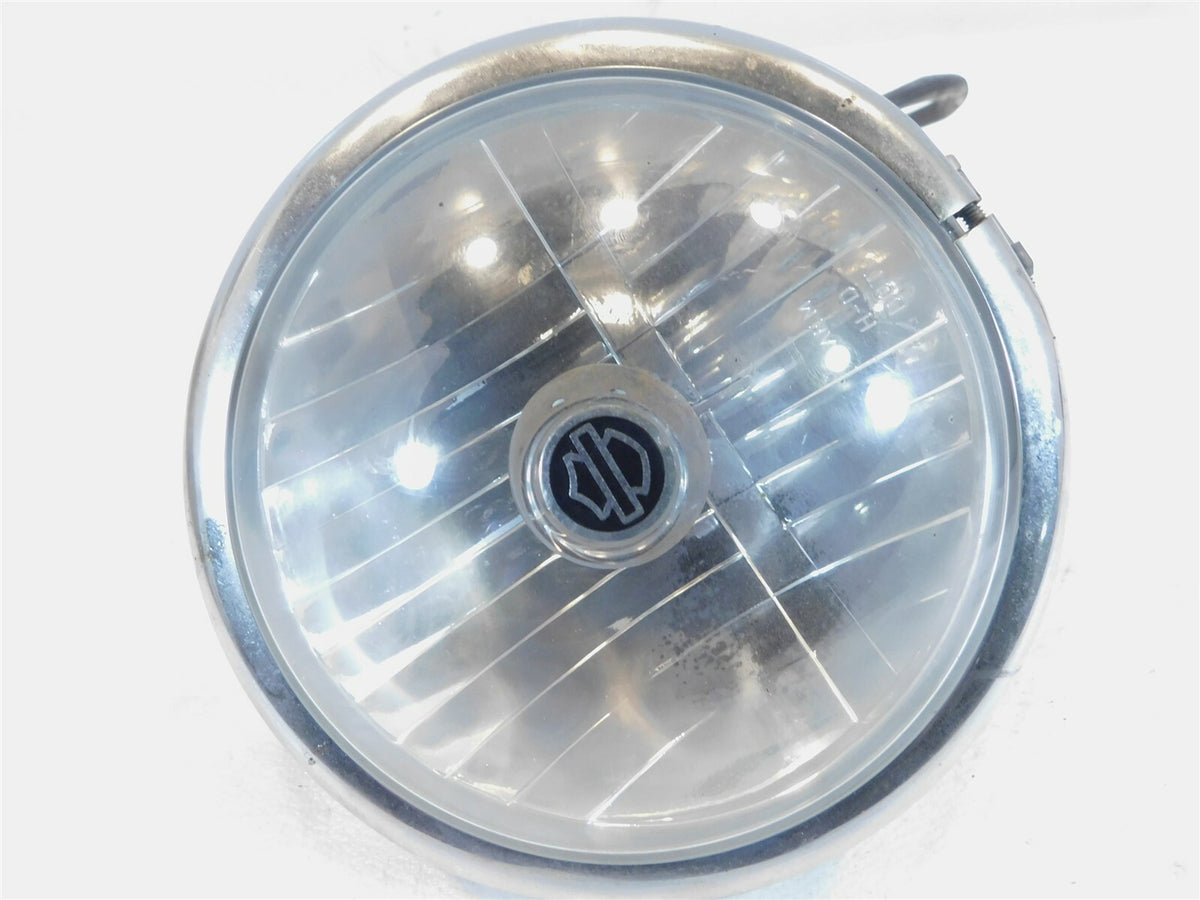 Harley Davidson Sportster 883 & 1200 Black Headlight Headlamp w/ Bucket Housing