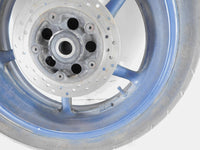 2003-2009 Yamaha YZFR6S YZF R6S & YZFR6 R6 Blue Rear Wheel Rim and Rotor - Bent - C3 Cycle