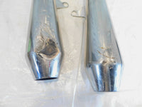 2015 & 2016 Triumph Thruxton 900 Left/Right Rear Exhaust Muffler Pipes - Dents - C3 Cycle