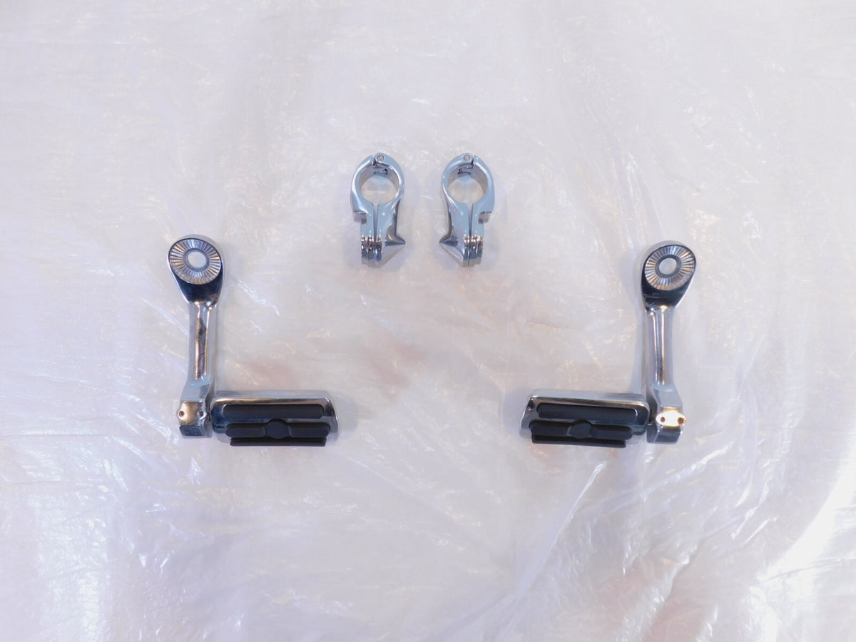 Harley Davidson Electra Glide & Road King Adjustable Highway Footrest Footpegs - C3 Cycle
