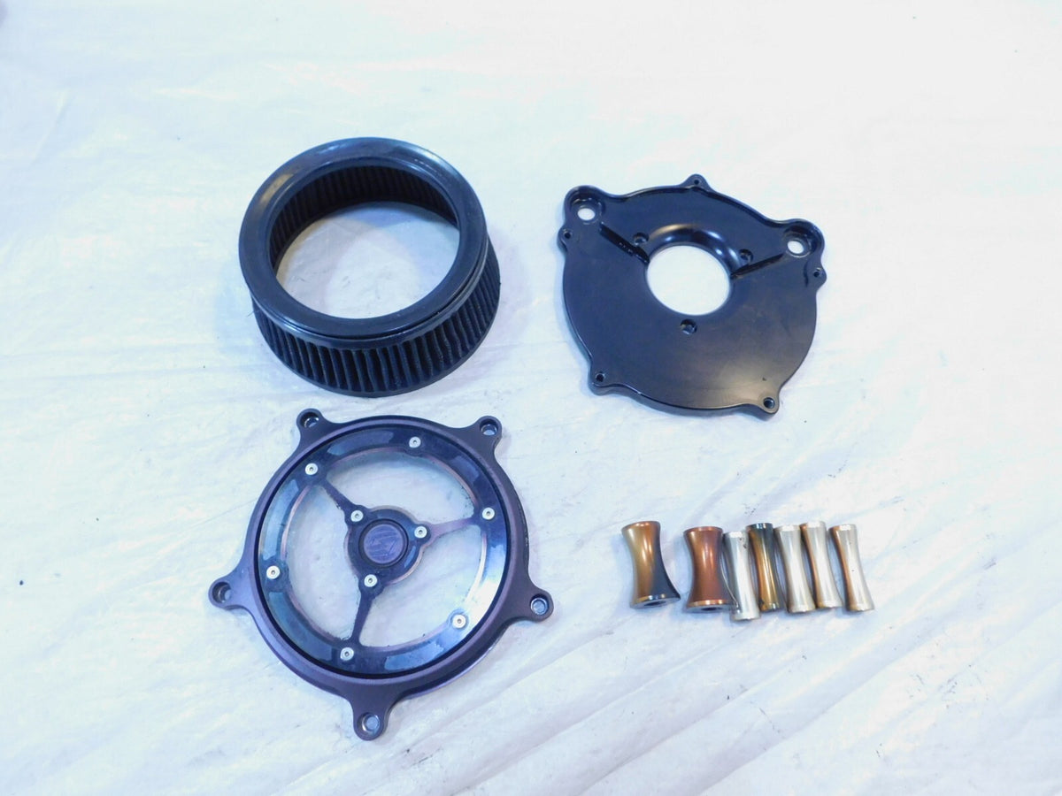 Harley Davidson Electra Glide Dyna Softail Roland Sand Air Intake Filter Cleaner - C3 Cycle