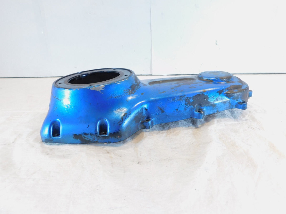 Harley Davidson Softail Blue Left Engine Motor Primary Chain & Clutch Cover - C3 Cycle