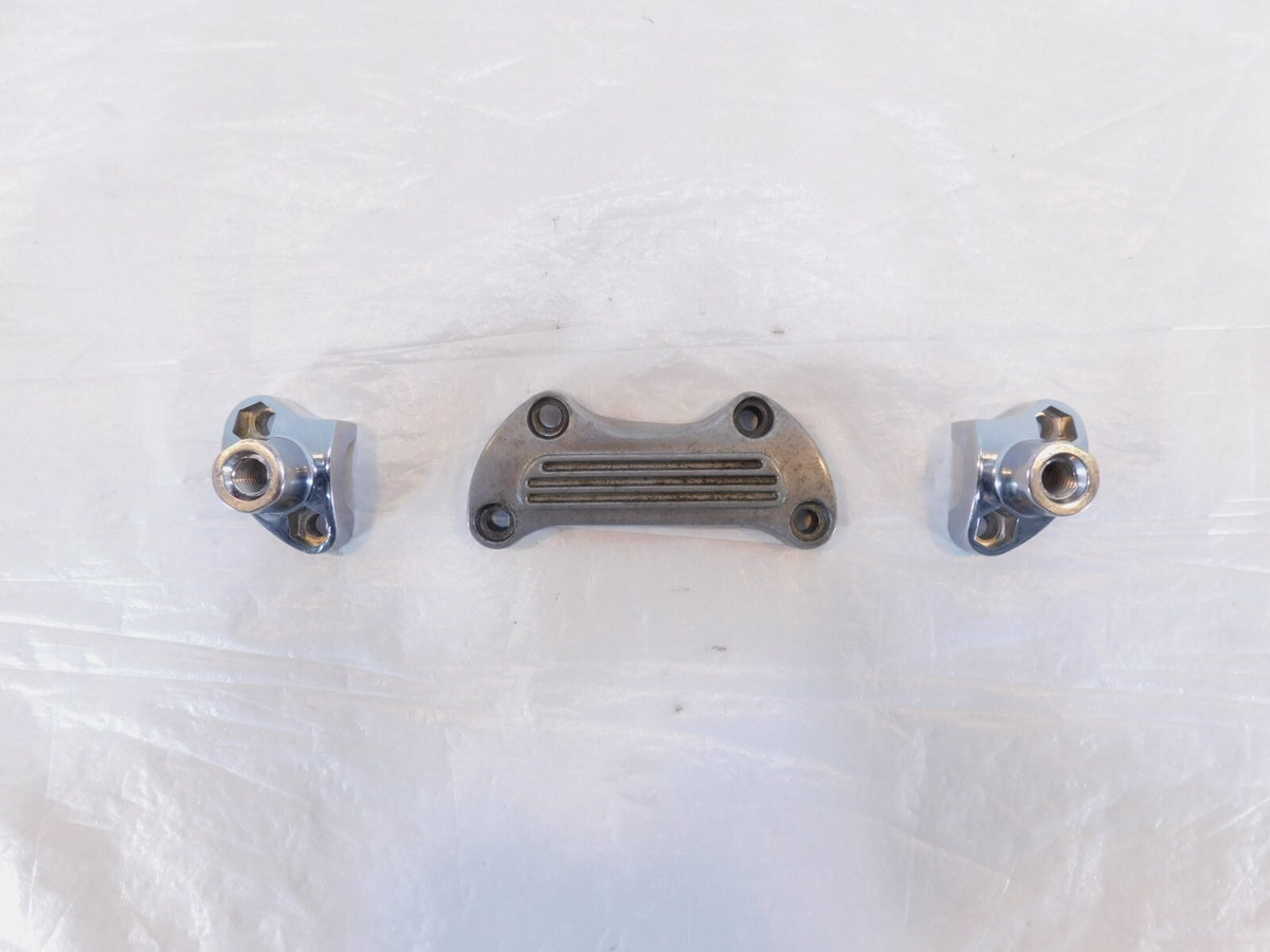 Harley Davidson Sportster 883 1200 Top Chrome Handlebar Handle Bar Riser Bracket - C3 Cycle
