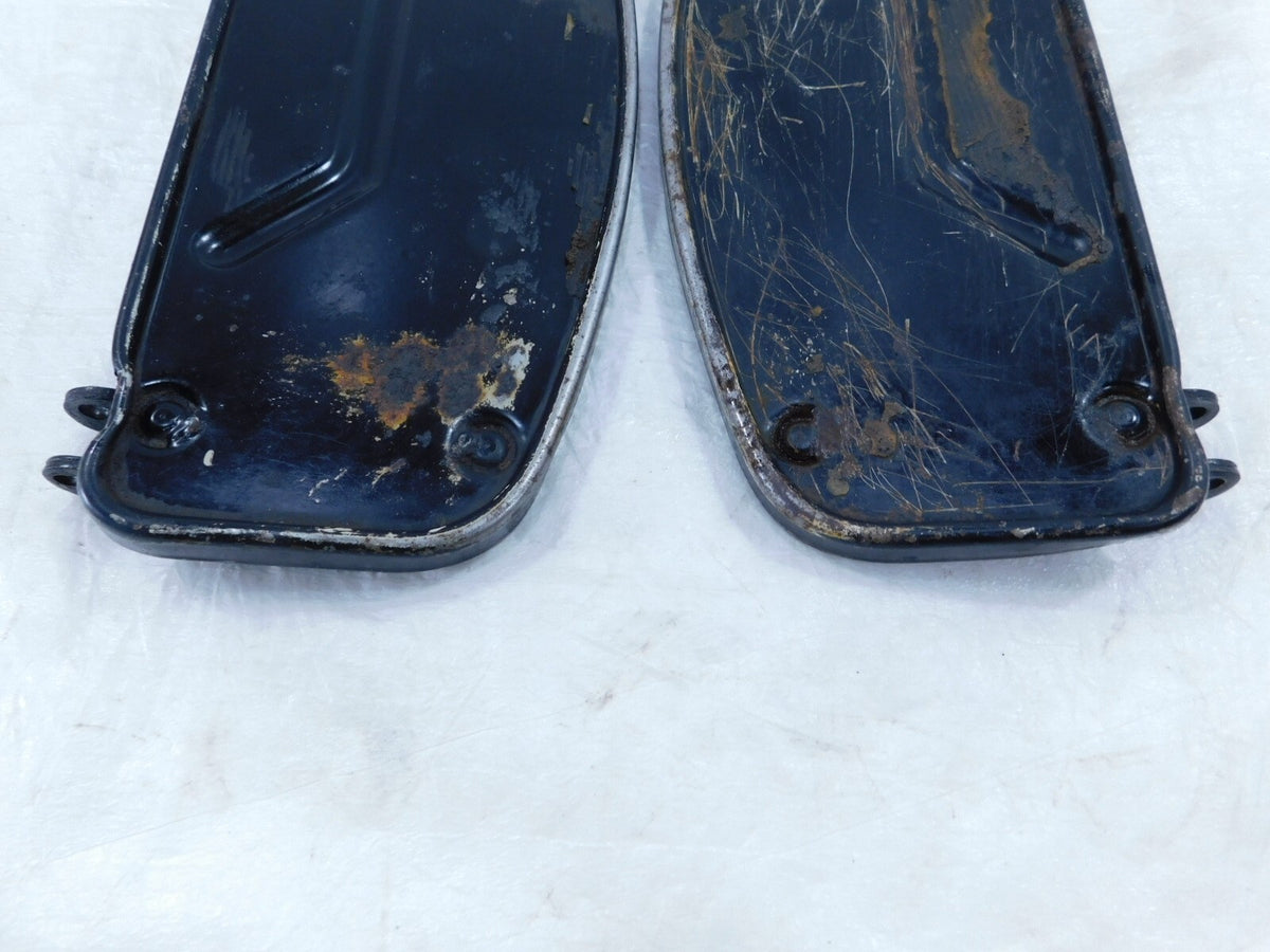 1976 76 Moto Guzzi Convert V1000 Left/Right Front Footrest Footboard Foot Rests - C3 Cycle