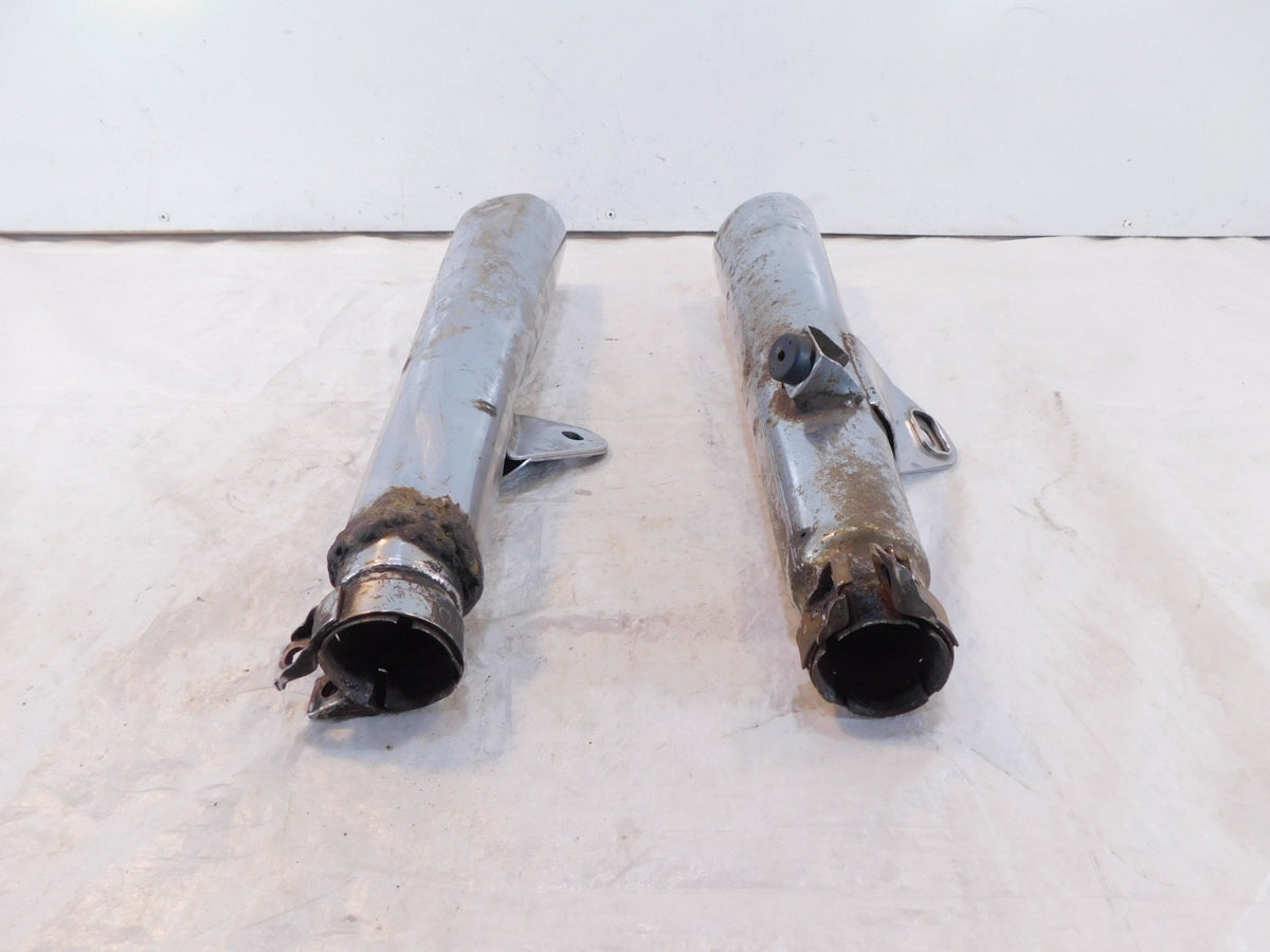 1982-1983 Yamaha XJ750 Maxim 750 Chrome Left/Right Exhaust Muffler System Pipes - C3 Cycle