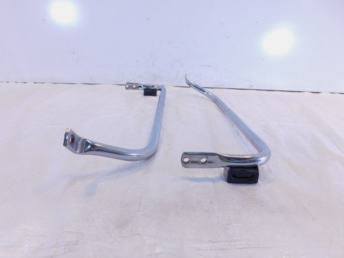 Harley Davidson Road King & Street Glide Left & Right Chrome Saddlebag Bracket