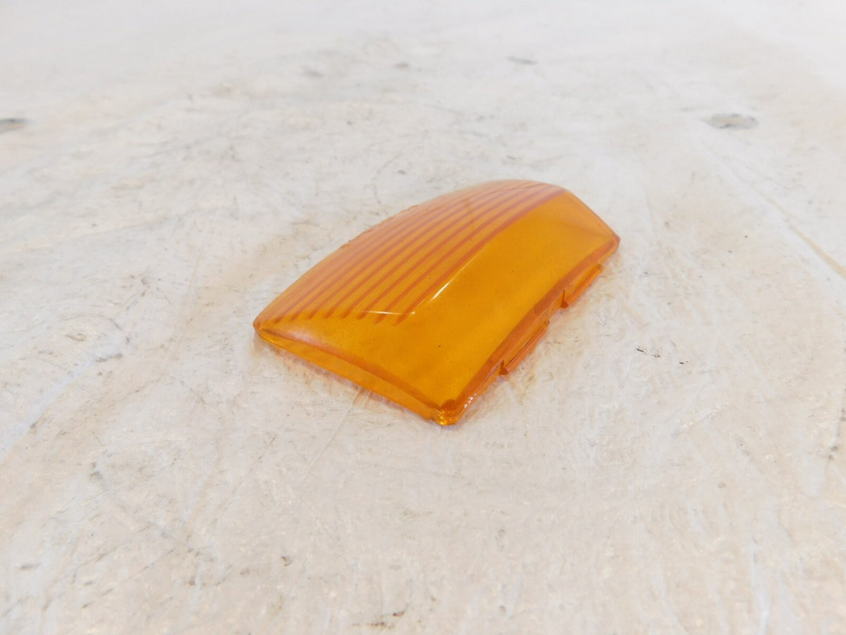 Harley Davidson Softail Electra & Tour Glide Orange Front Fender Tip Lamp Lens - C3 Cycle