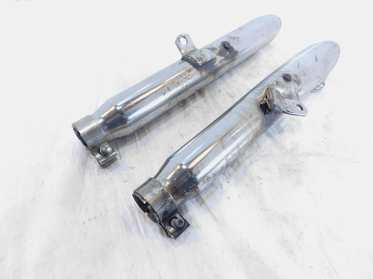 Harley Davidson Sportster 883 & 1200 Chrome Exhaust Header Pipe Mufflers - C3 Cycle