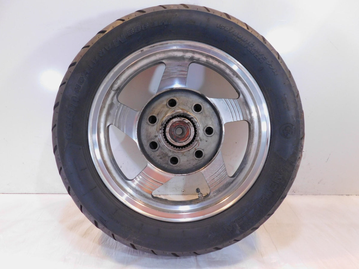 Kawasaki Vulcan Nomad & Nomad FI VN1500 Black Rear Wheel Rim & Tire 16" x 3.5" - C3 Cycle
