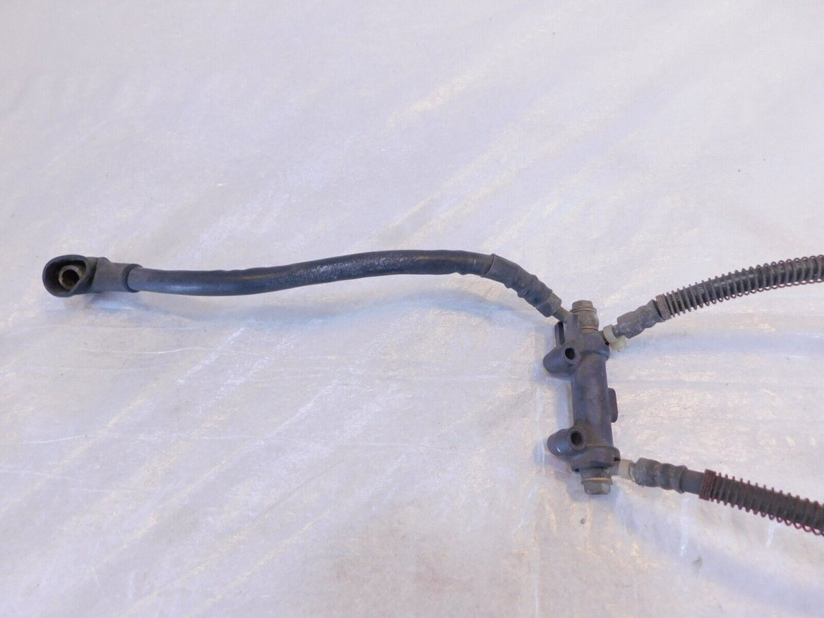1990-1993 Kawasaki Ninja ZX6 ZX600D Front Wheel Brake Hose Pipe Lines & Joint - C3 Cycle