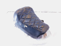 1983 Honda GL650 Silverwing 650 Black Front Main Rider Single Cushion Seat -Torn - C3 Cycle