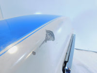 Harley Davidson Road King Street & Electra Glide White/Blue Right Saddlebag - C3 Cycle