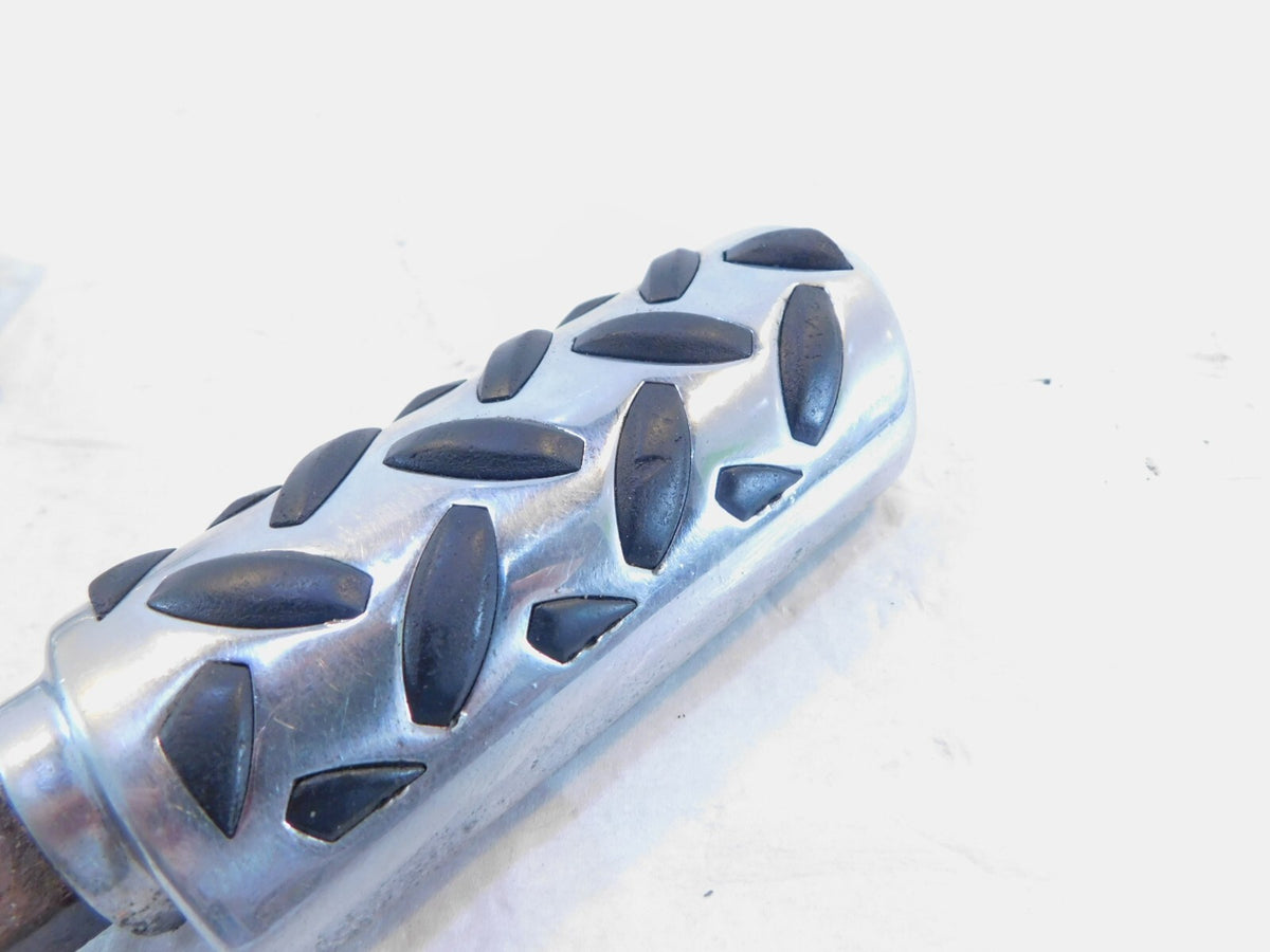Harley Touring FXR Dyna Sportster & Softail Black & Chrome Footpegs Footrests