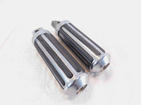 Pair Harley Touring FXR Dyna Sportster & Softail Black ISO Peg Footpeg Footrests - C3 Cycle