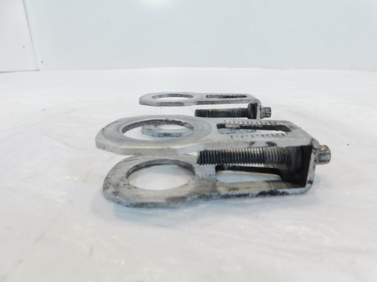 14-17 Ducati Monster 821 M821 Swingarm Rear Axle Chain Adjuster Puller Brackets - C3 Cycle