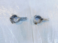 Harley Electra Glide & Road King Highway Footrest Footpeg Mount Clamp Brackets - C3 Cycle