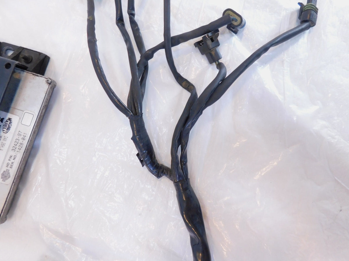 Harley Electra Glide FLHTC EFI Fuel Injection Wire Harness & Magenti Marelli ECU - C3 Cycle