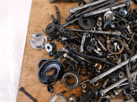 1991 Kawasaki Ninja ZX-11 ZX1100 Misc Nuts Bolts Brackets Hardware Parts Box Lot - C3 Cycle