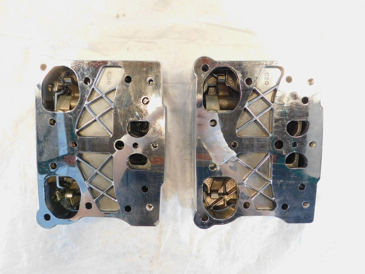 Harley Davidson Touring Dyna & Softail Chrome Cylinder Head Rocker Boxes - C3 Cycle