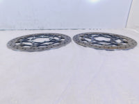 2013-2016 Triumph Street Triple Pair Front Wheel Brake Disc Caliper Rotors - C3 Cycle