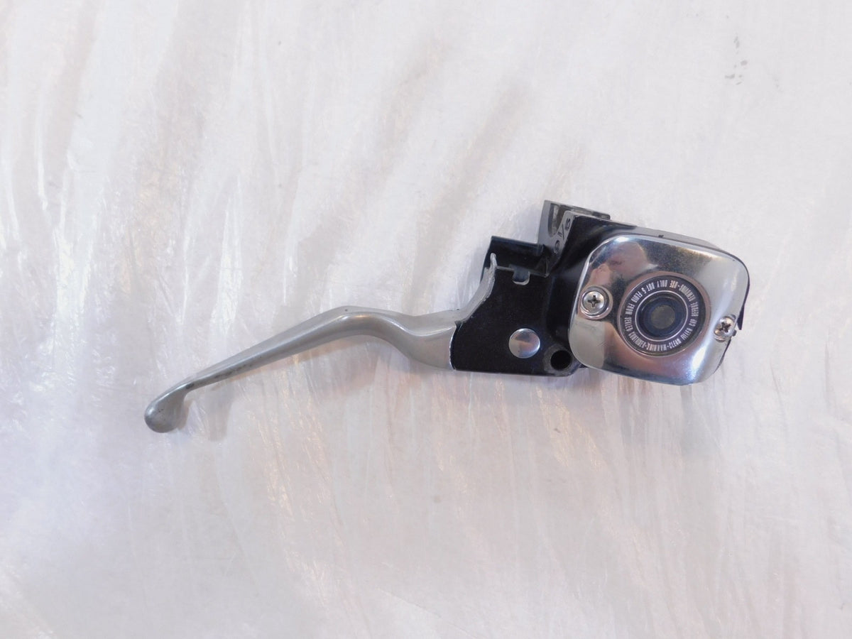 Harley Davidson Sportster Softail Dyna Black Front Master Cylinder w/ Lever - C3 Cycle