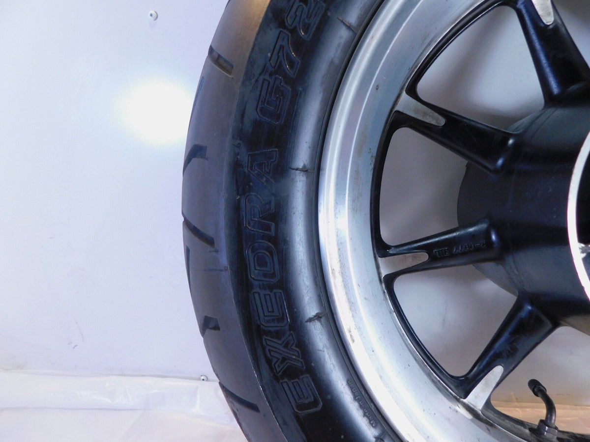 2009 Kawasaki Vulcan 1700 Nomad Voyager VN1700 Silver Rear Wheel Rim & Tire - C3 Cycle