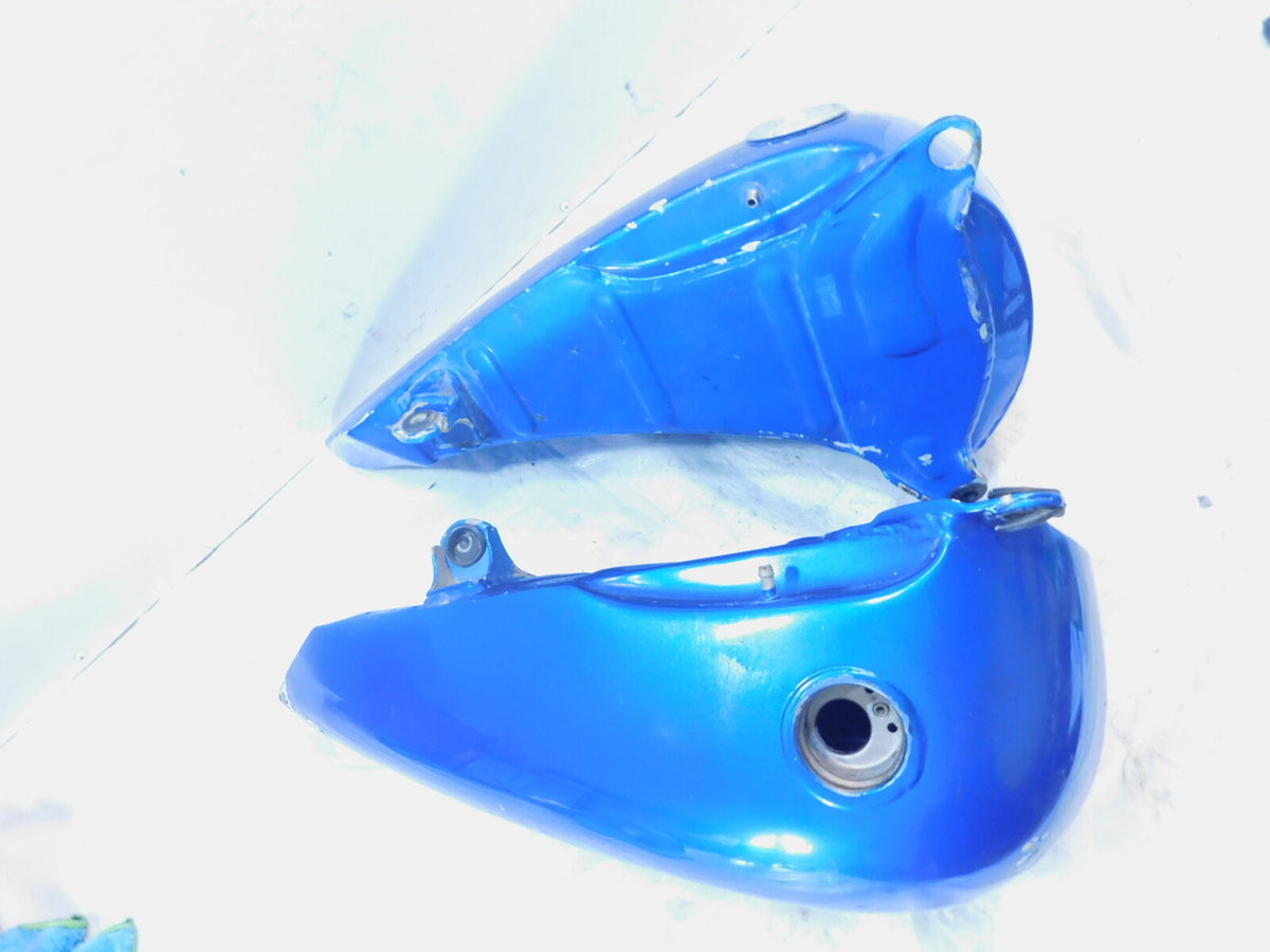 2001 Titan Phoenix ZRM ZSX Softail EVO Blue Left & Right Fuel Gas Petrol Tanks - C3 Cycle