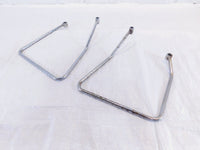 1986-1990 Harley Davidson Sportster 883 1200 Chrome Saddlebag Guard Rail Bars - C3 Cycle