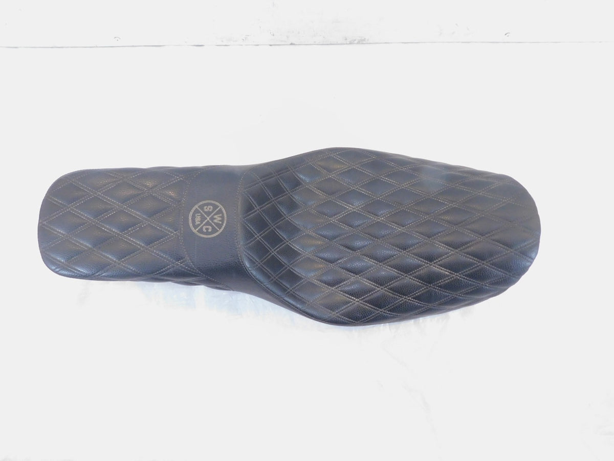 1996-2003 Harley Davidson Wide Glide Whiplash Rear Passenger Front Rider Seat - C3 Cycle