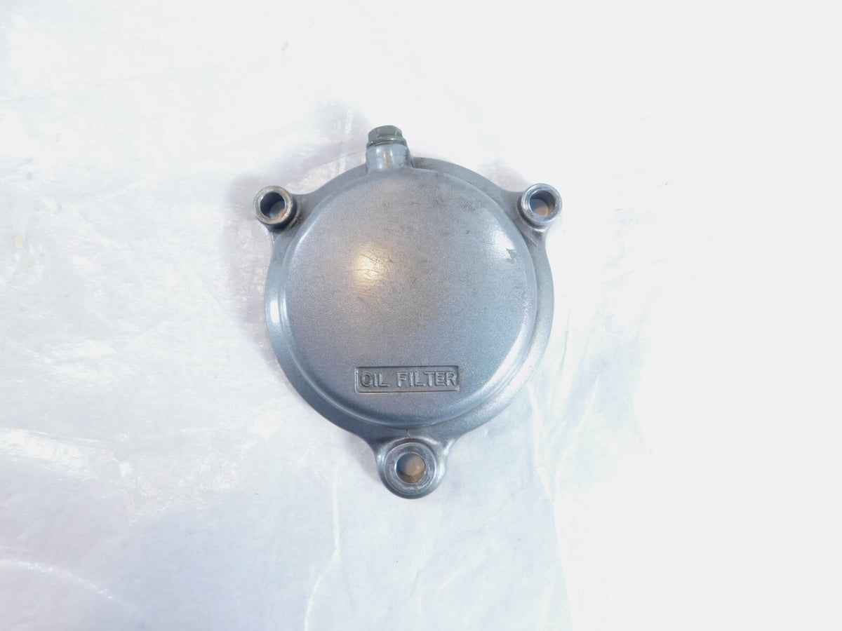 2002 MZ Skorpion Tour MZ660 660cc Silver Oil Filter Element Top Guard Cover Lid