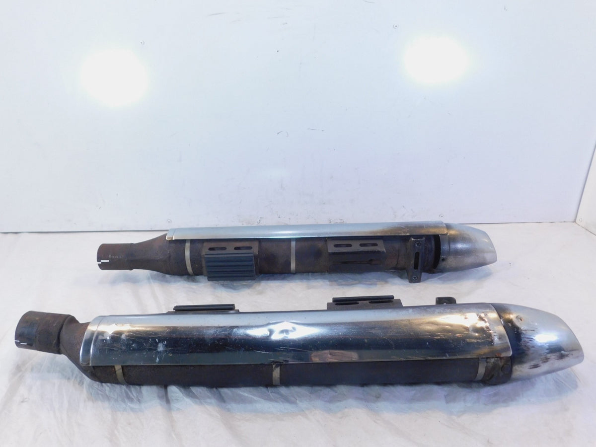 10-17 Victory Cross Roads Cross Country & Magnum Left/Right Exhaust Pipe Muffler - C3 Cycle