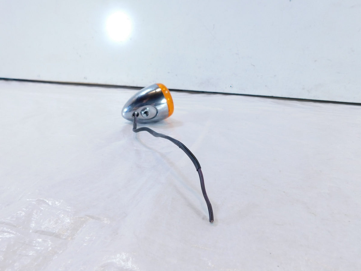 Harley Davidson Sportster Softail Dyna V-Rod Chrome Front Turn Signal Indicator