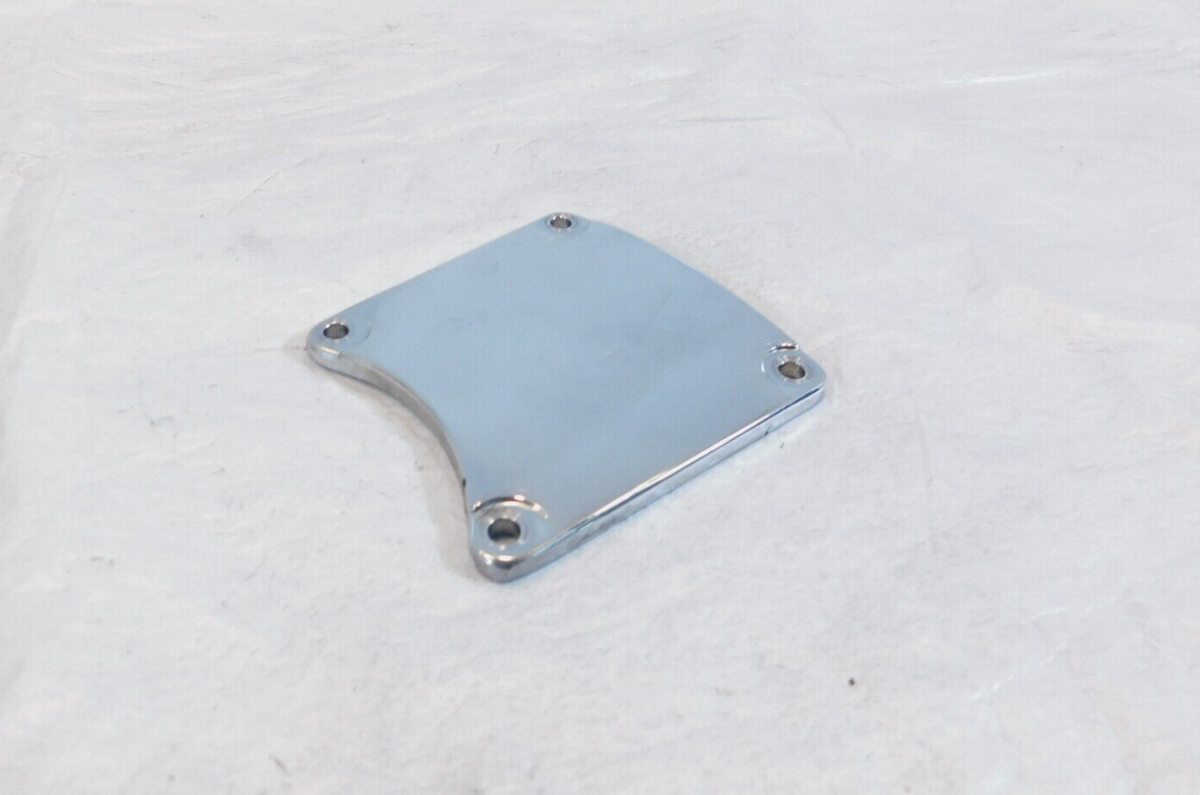 Harley Electra Glide Left Engine Chrome Clutch Primary Chain Inspection Cover - C3 Cycle
