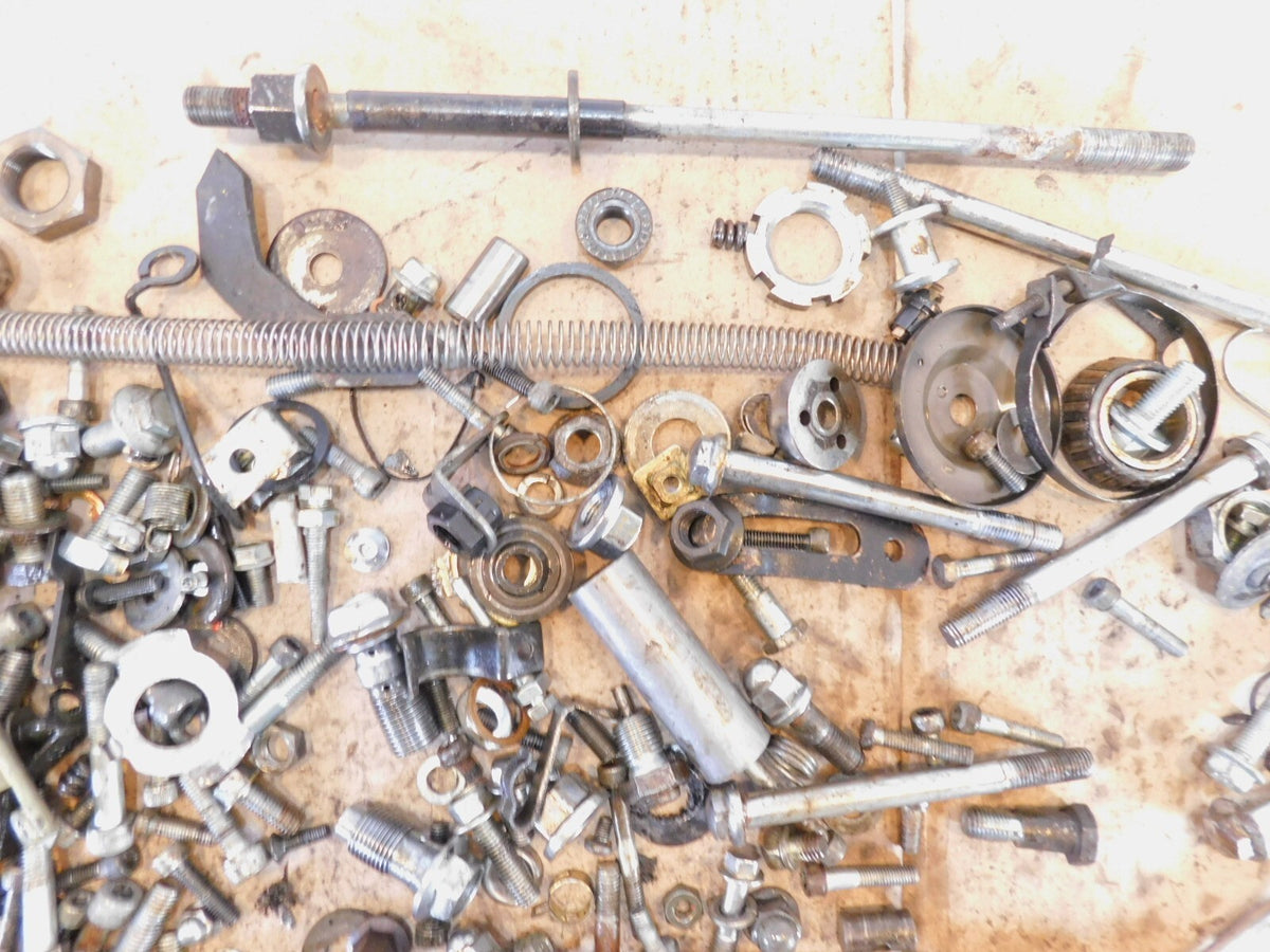 1989 89 Yamaha Virago 1100 XV1100 Misc Nut Bolt Bracket Hardware Parts Box Lot - C3 Cycle