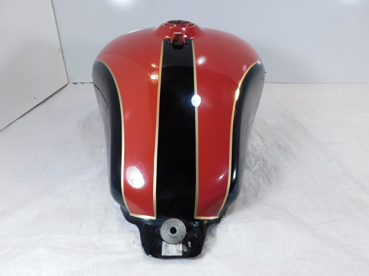 Triumph America & Speedmaster Red / Black Gas Petrol Fuel Tank Reservoir  -Dents