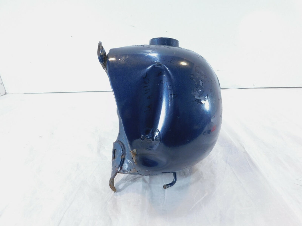 1977-1985 Harley Davidson FX & FXE Shovelhead Blue Left Fuel Gas Petrol Tank - C3 Cycle