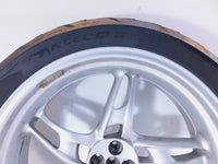 BMW R1100S R1150R R1150RS R1150RT Silver Rear Wheel Rim w/ Tire 5x17" - Bent - C3 Cycle