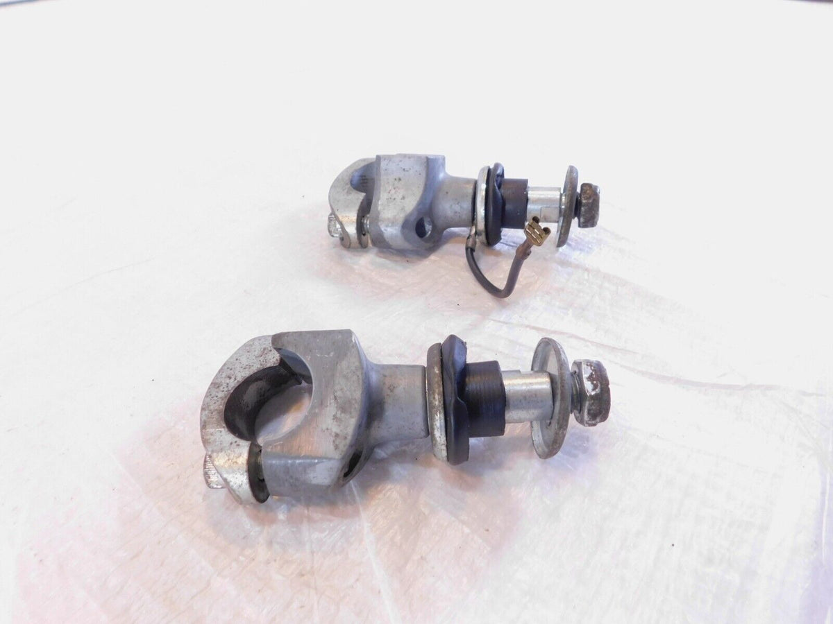 84-95 Harley Davidson Electra Glide Classic Handlebars Riser Mount Brackets Pair - C3 Cycle