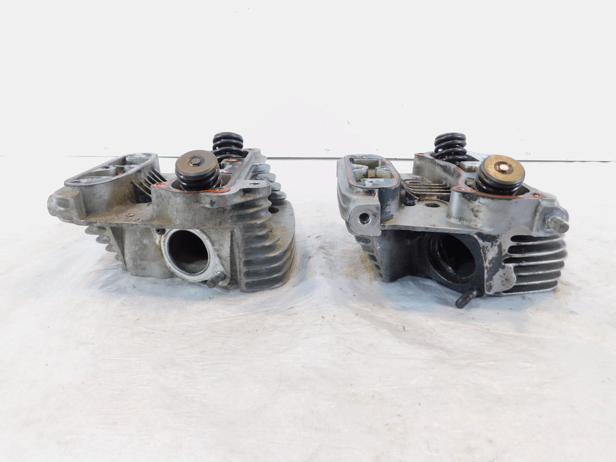 Harley Davidson Sportster 883 Hugger & Custom Silver Cylinder Heads w/ Valves - C3 Cycle