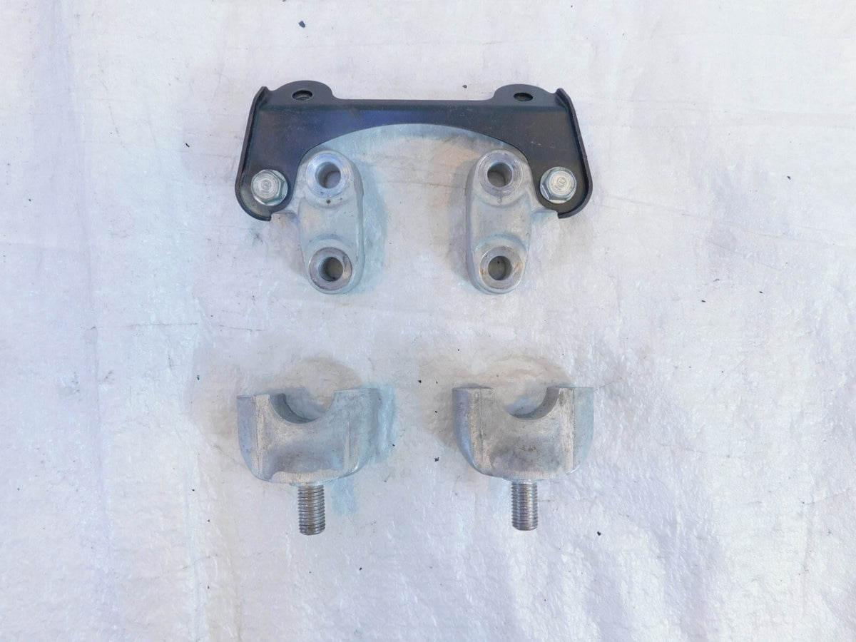 2002-2013 Honda FSC600 Silver Wing 600 Front Handlebar Riser Clamp Brackets - C3 Cycle