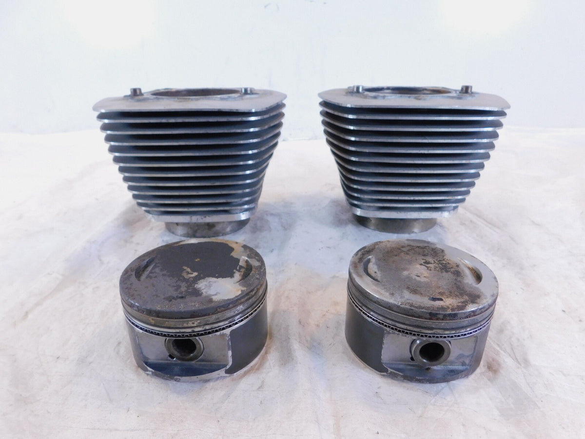 Harley Davidson Twin Cam Touring Dyna & Softail Engine Pistons & Black Cylinders - C3 Cycle